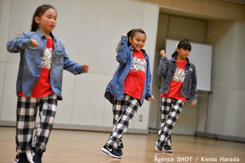 梅ヶ丘のキッズダンススクールの子ども