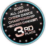 ALL JAPAN CHEER DANCE CHAMPIONSHIP 2020 一般CHEER DANCE部門 第3位